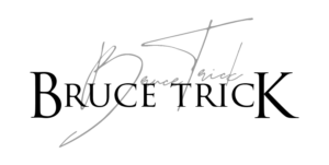 Bruce Trick logo with signature